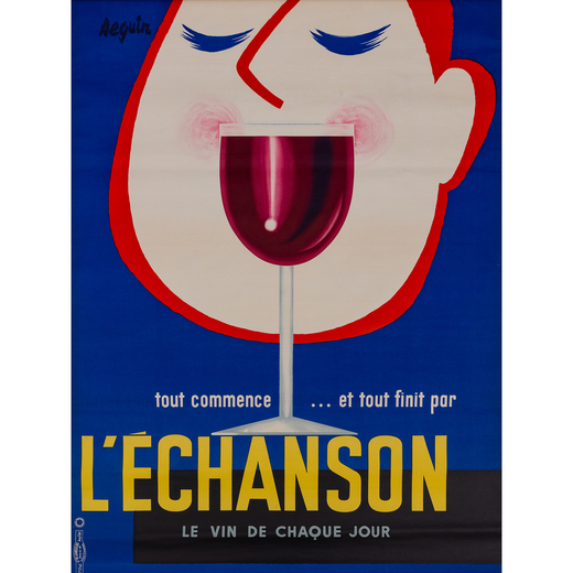 LEchanson, le Vin de Chaque Jour Manifesto Litografia Offset [Non Telato]<br>by Seguin Roger<br>Edit