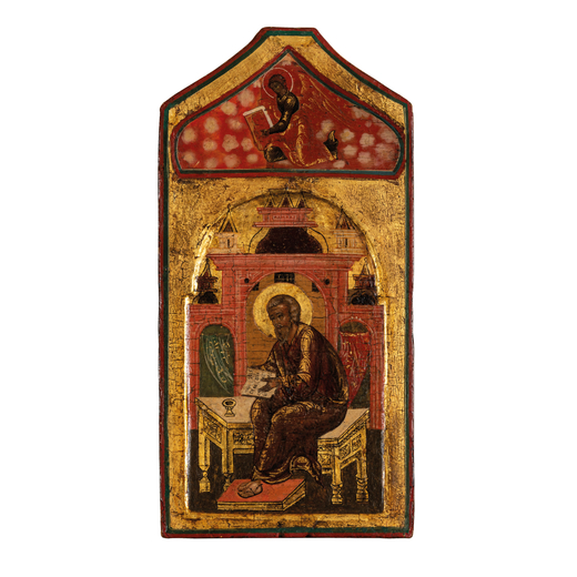 QUATTRO ICONE RAFFIGURANTI GLI EVANGELISTI, RUSSIA, XVII-XIX SECOLO 