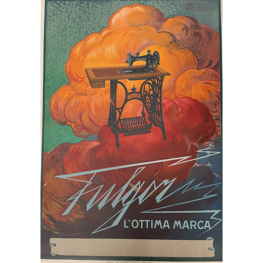 Fulgor, lOttima Marca Manifesto Pubblicitario [Telato]<br>by Ballerio Osvaldo <br>1925 ca. ; Misure 