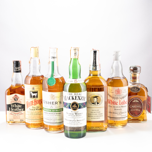 Selezione Whisky  Cardhu - 1 bt da 70 cl <br>Teachers and Son - 1 bt <br>The Real Machenzie 5 years 