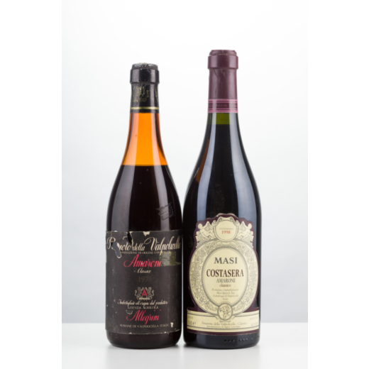 Selezione Amarone Valpolicella<br>Allegrini 1998 - 1bt <br>5cm, etichetta strappata<br>Tre Bicchieri