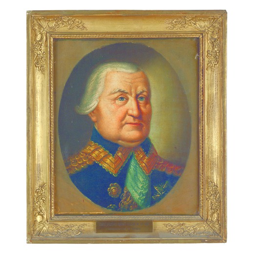 PITTORE DEL XIX SECOLO Ritratto del conte Giuseppe Amedeo Sallier de la Tour, Maresciallo di Savoia<