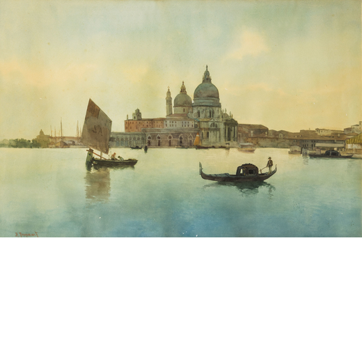 ALBERTO PROSDOCIMI Venezia 1852 - ? 1925<br>Veduta di Venezia