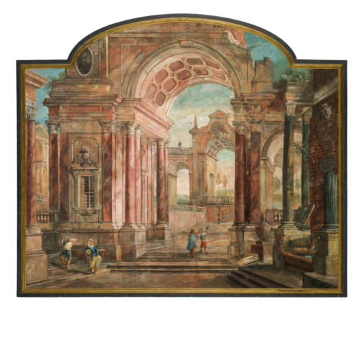 PIETRO PALTRONIERI detto IL MIRANDOLESE (attr. a) (Mirandola, 1673 - Bologna, 1741) <br>Capriccio ar