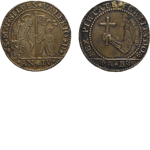 ZECCHE ITALIANE. VENEZIA. SILVESTRO VALIER  (1694-1700). OSELLA 1697  Argento, 10 gr, 36 mm, tracce 