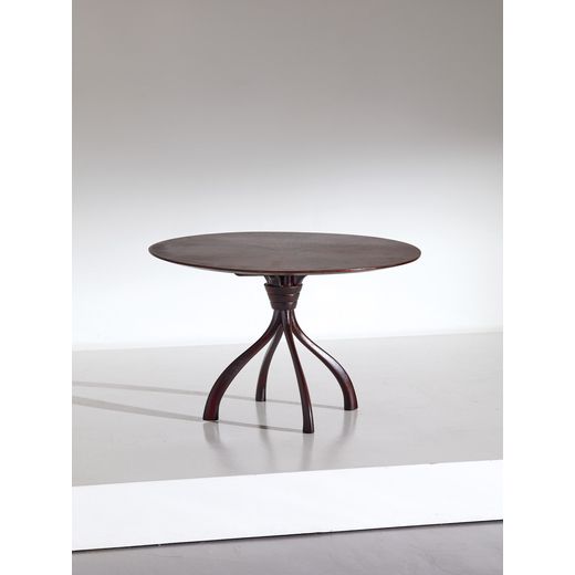 CESARE LACCA (ATTRIB. A)    Tavolino. Essenze di legni nobili. Italia anni 50.<br>cm 43x70<br>Cfr.: 