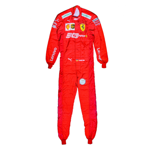 Scuderia Ferrari Mission Winnow F1 Team 2019 tuta da gara del pilota Sebastian Vettel