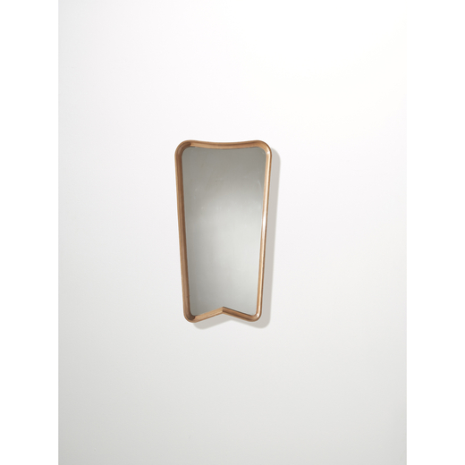Ernesto Basile (20th c.) Mirror<br>Maple and mirror<br>Edited by Ducrot<br>Model created circa 1953<